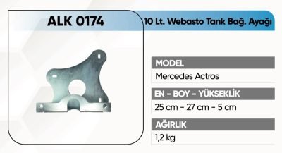 KFS Actros Webasto Tank Ayağı 10 Lt