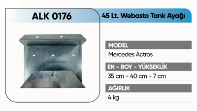 KFS Actros Webasto Tank Ayağı 45 Lt