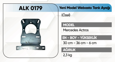 KFS Actros YM Webasto Tank Ayağı Özel