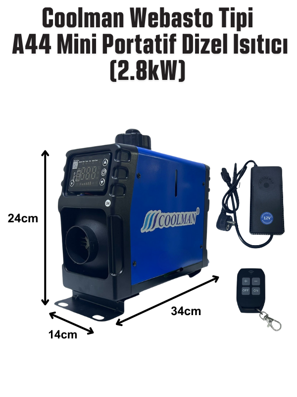 Coolman A44 Mini Portatif Dizel Isıtıcı 2,8 kW 8 Coolman A44 Mini Portatif Dizel Isıtıcı 2,8 kW görsel 8