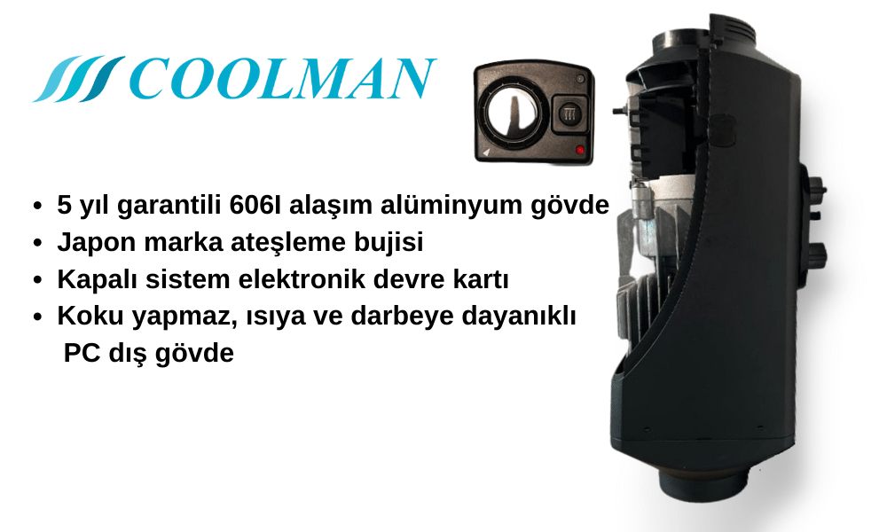 Coolman Thermon 4 Manuel Dizel Isıtıcı 5 kW 12-24V 2 Coolman Thermon 4 Manuel Dizel Isıtıcı 5 kW 12-24V görsel 2