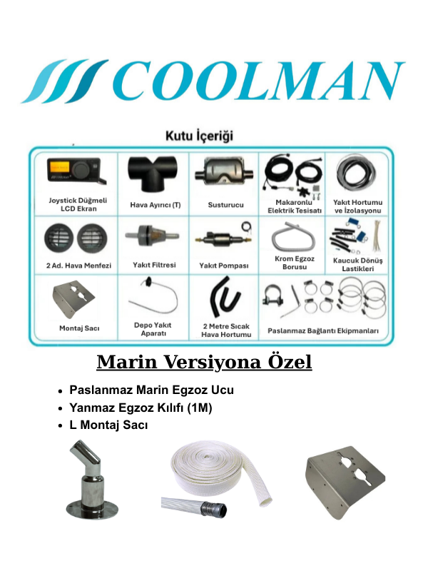 Coolman Thermon T4 Marin Dijital Dizel Isıtıcı 5 kW 12/24V 5 Coolman Thermon T4 Marin Dijital Dizel Isıtıcı 5 kW 12/24V görsel 5