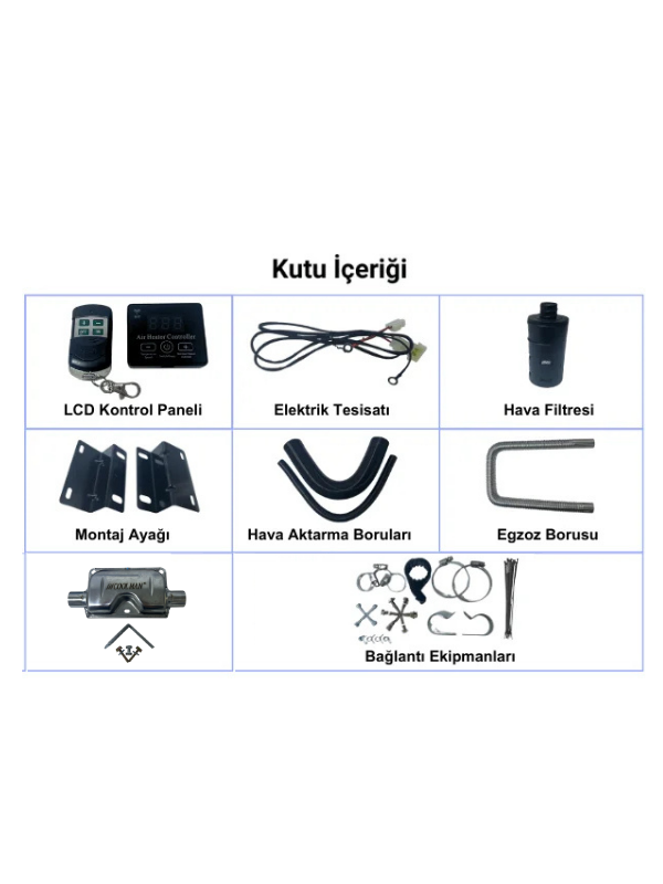 Coolman Webasto Tipi Mini Dizel Isıtıcı 1,3 kW 3 Coolman Webasto Tipi Mini Dizel Isıtıcı 1,3 kW görsel 3