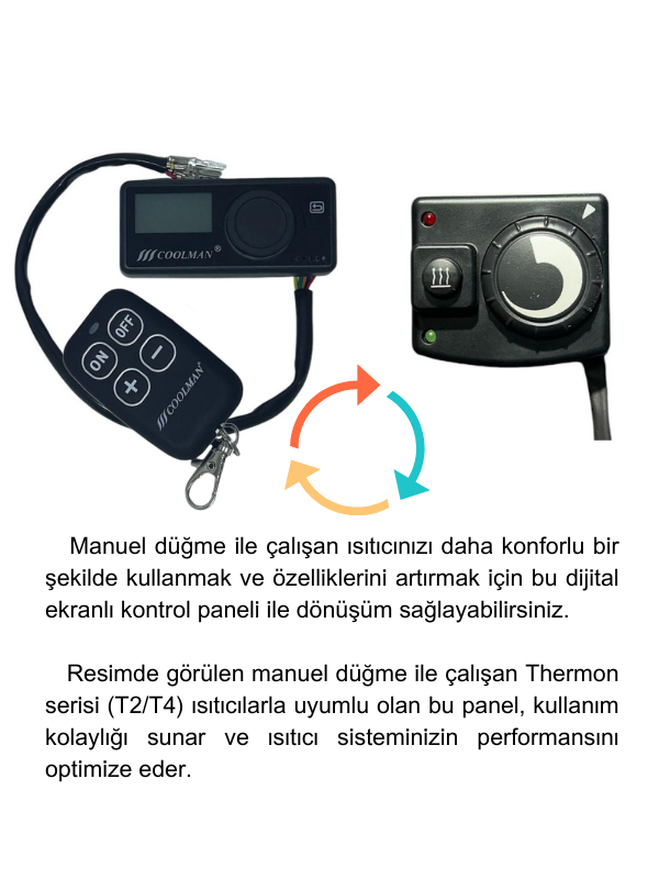 Coolman Thermon Dijital Panel Seti 8 Thermon Dijital Panel Seti görsel 8