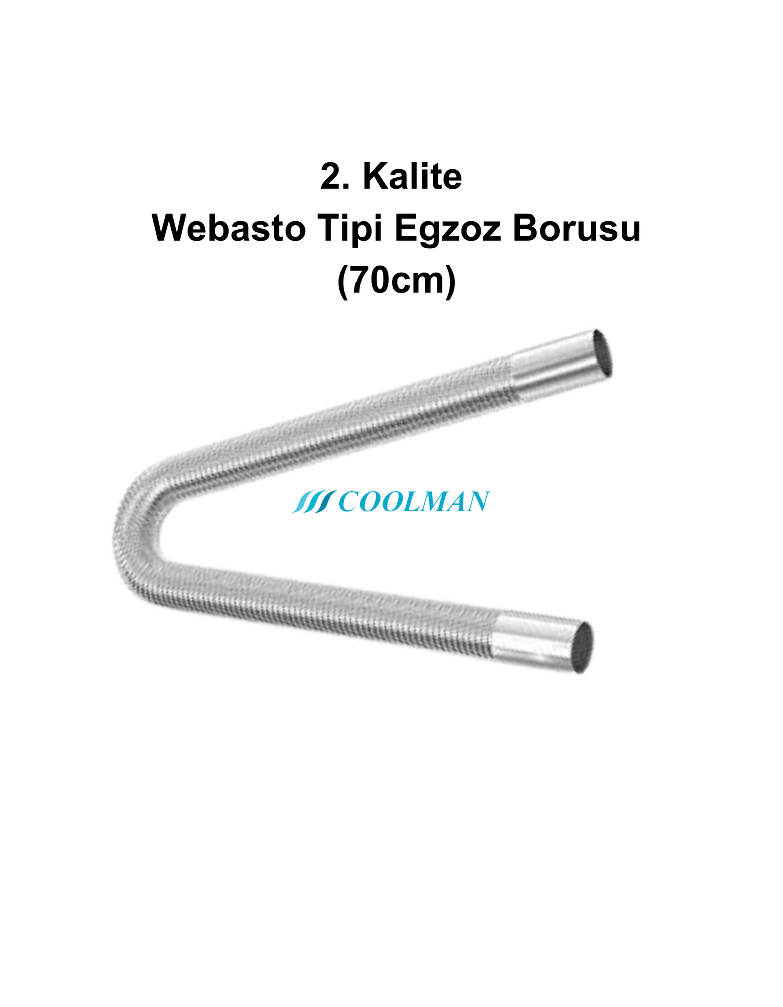 Coolman Webasto Tipi Isıtıcı Egzoz Borusu (1 m) 4 Webasto Tipi Isıtıcı Egzoz Borusu (1 m) görsel 4